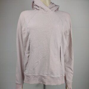 Lululemon beige cotton blend hooded pullover sweatshirt hoodie ladies size 6